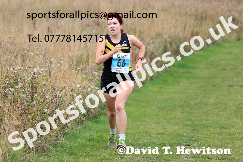 SSenior Womens Relay, 2025 Farringdon Cross Country Relays, Sunderland. Photo: David T. Hewitson/Sports for All Pics